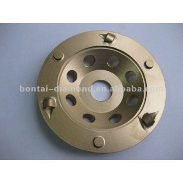 PCD grinding wheel for removal expoxy and paint from floor